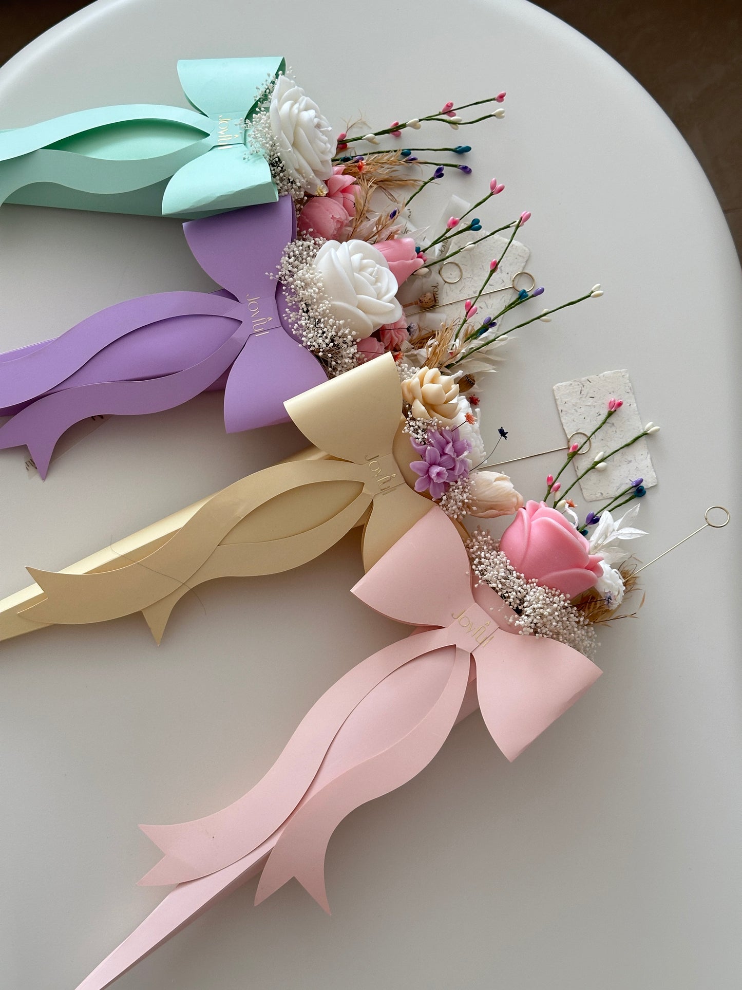 Bloom Charm Arrangement — Blush Pink