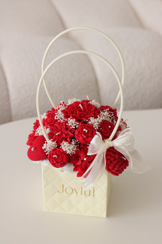 Candle Bouquet – Red (Petite)