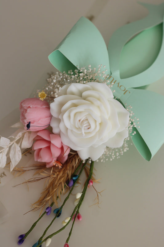 Bloom Charm Arrangement — Mint Serenity