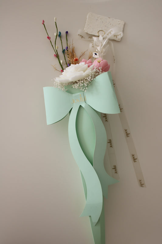 Bloom Charm Arrangement — Mint Serenity