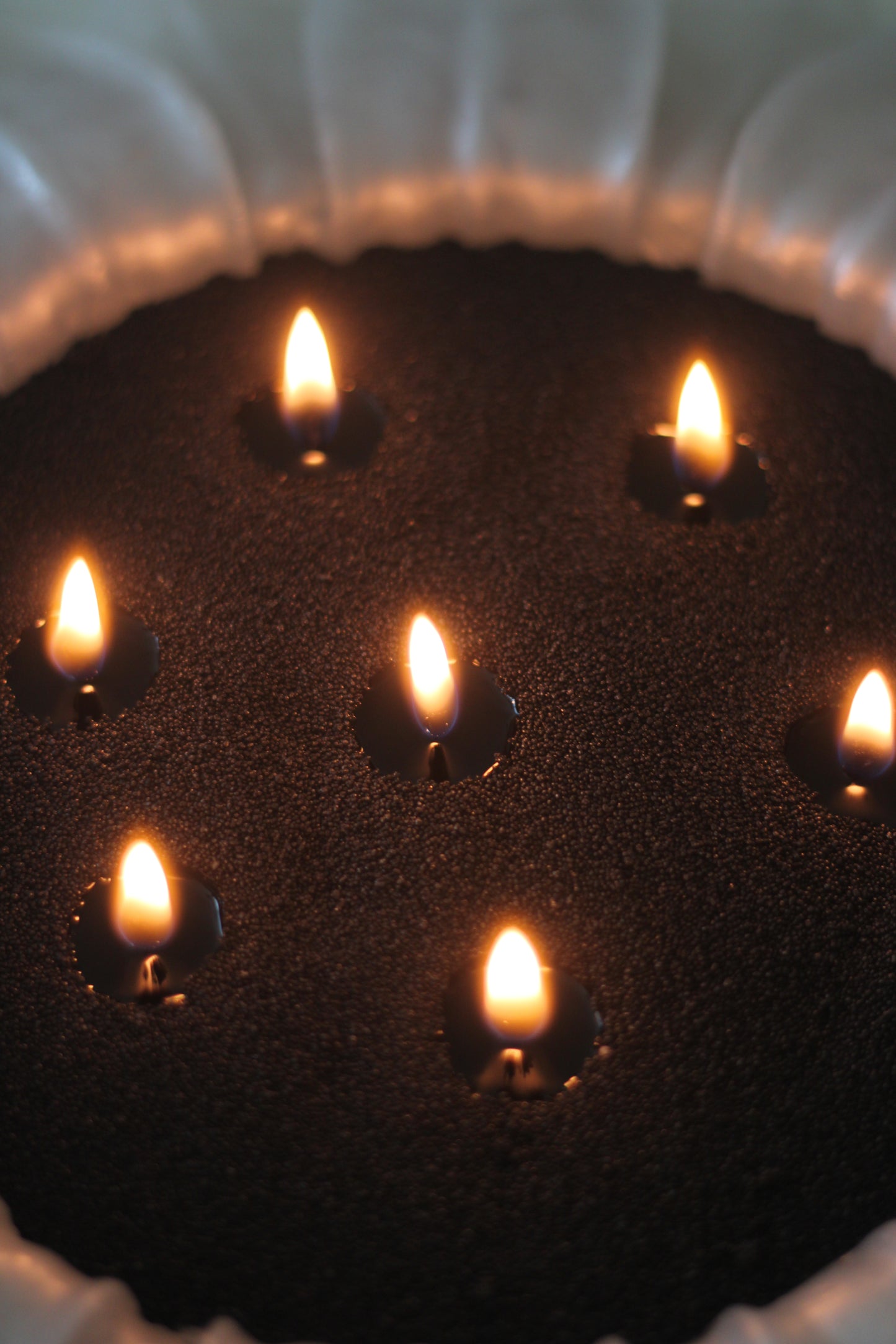 Pearled Candle - Black