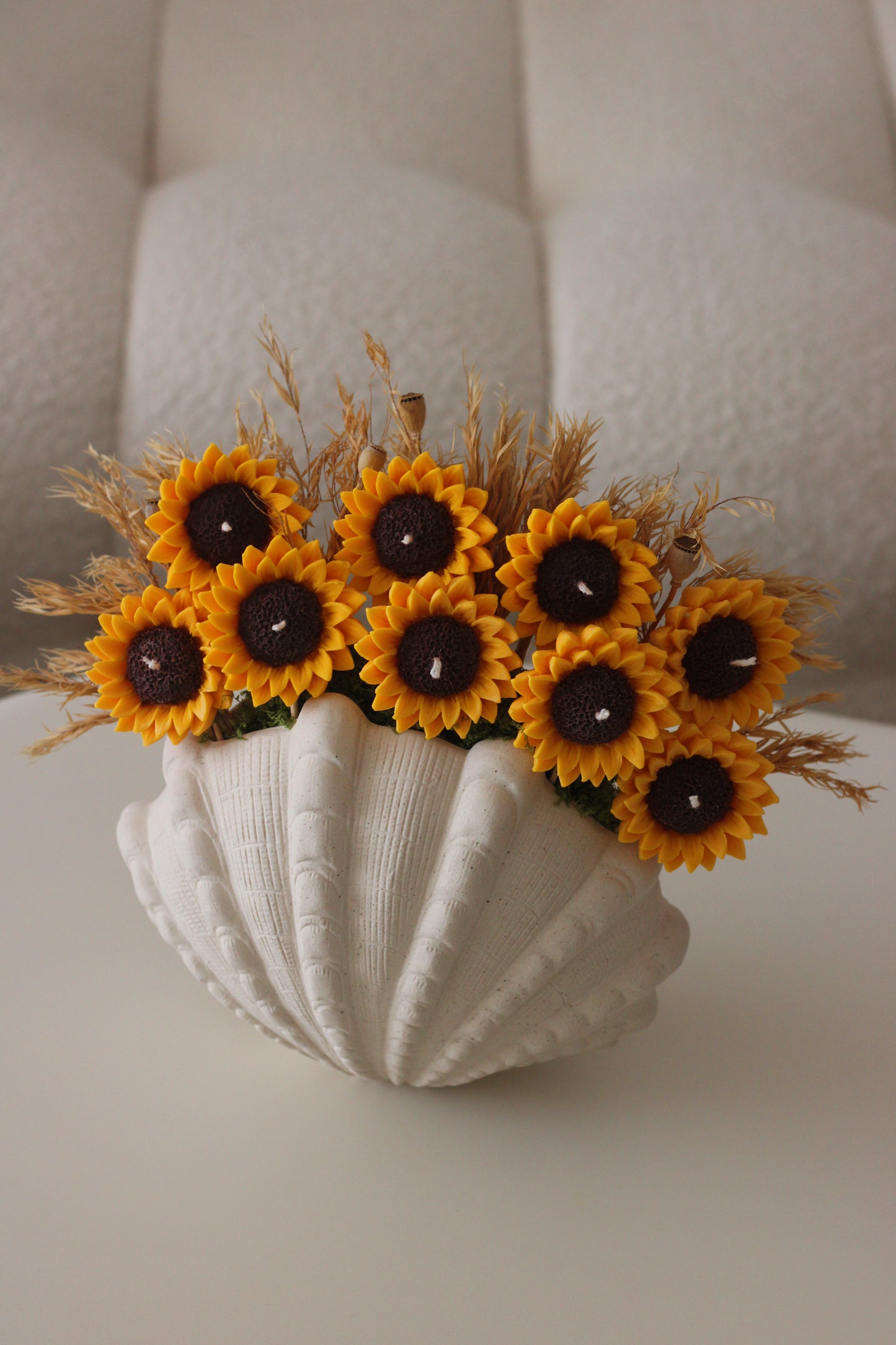 Sunflower Shell Arrangement 🌻