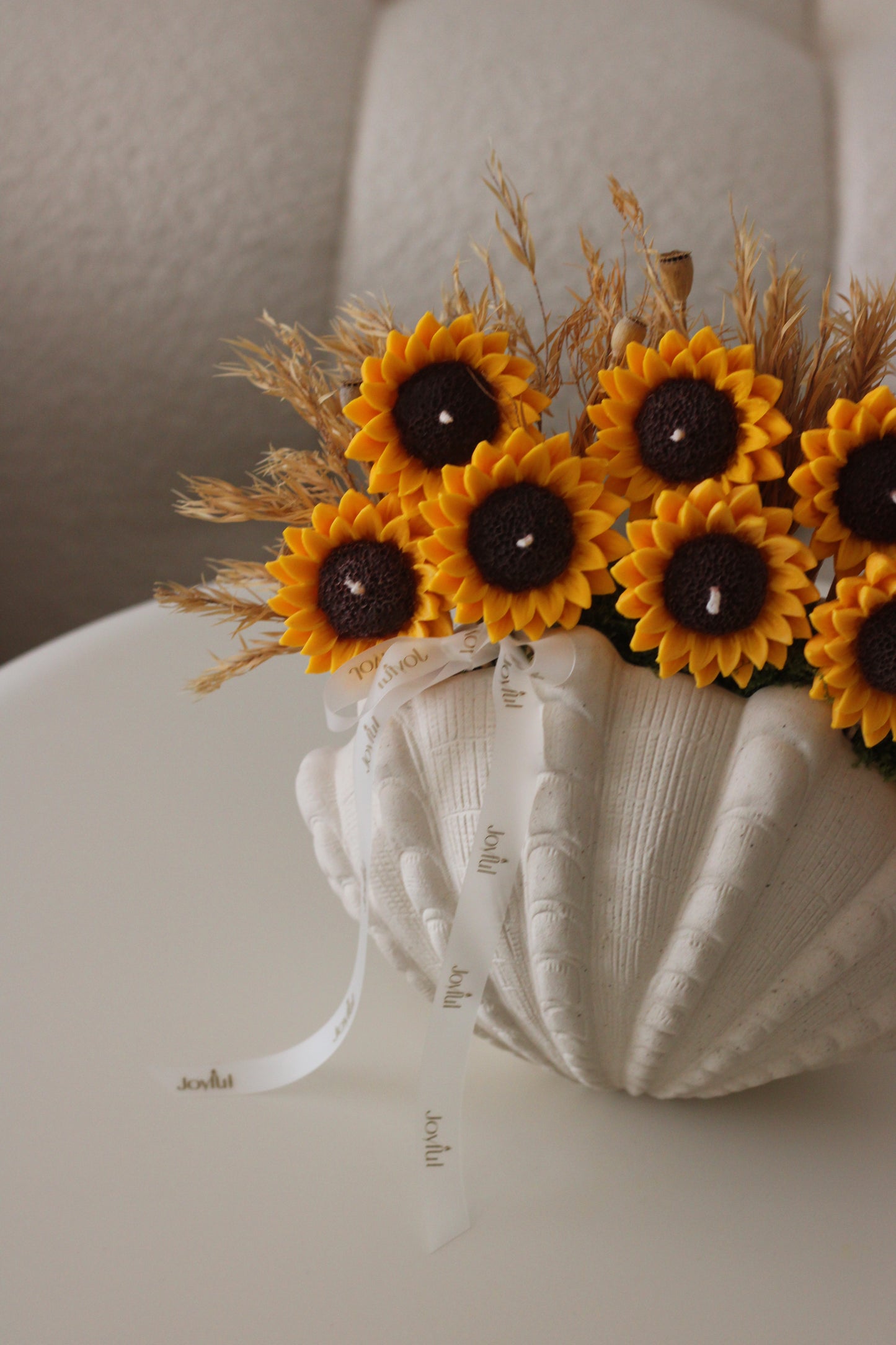 Sunflower Shell Arrangement 🌻