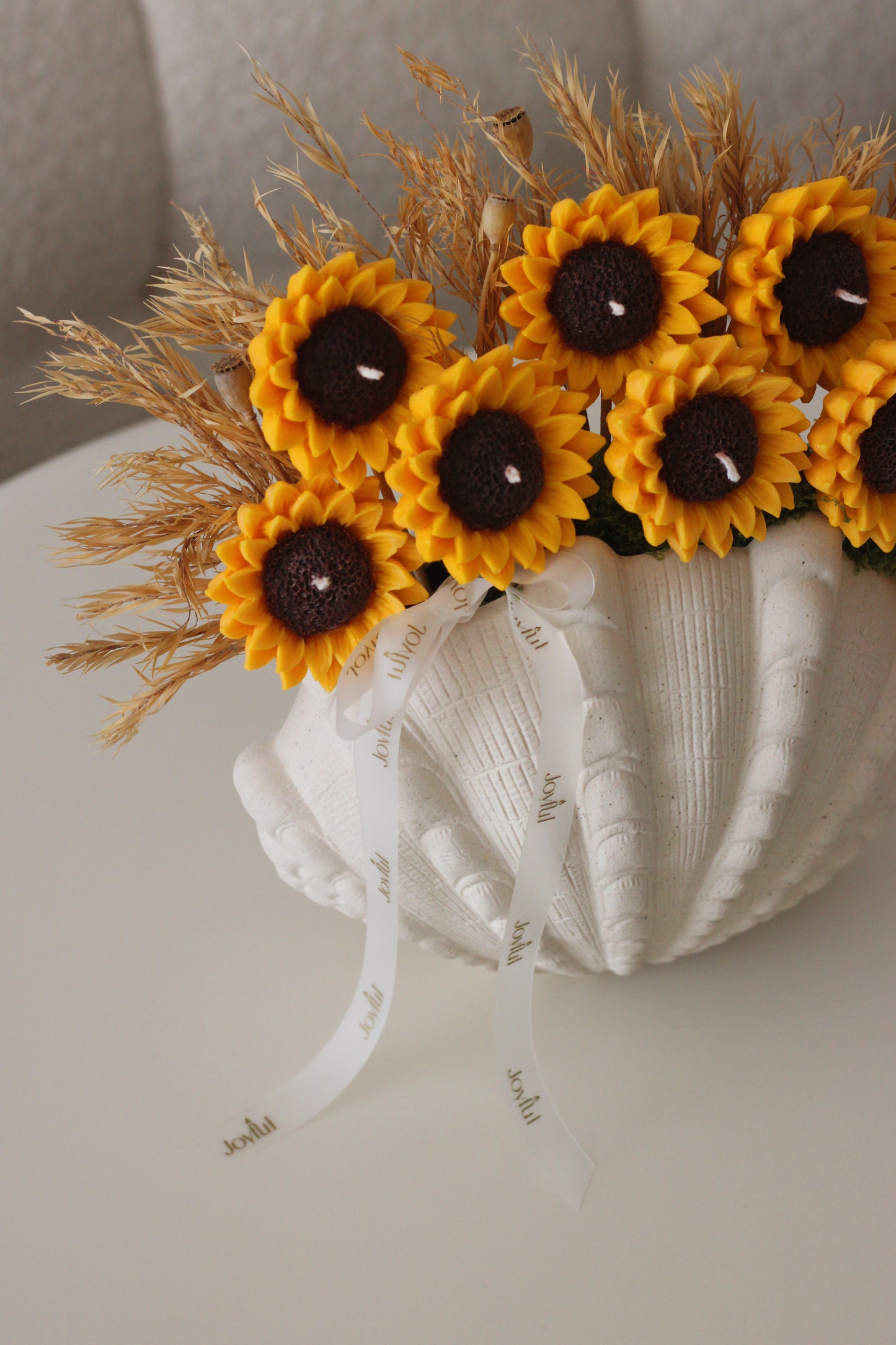 Sunflower Shell Arrangement 🌻