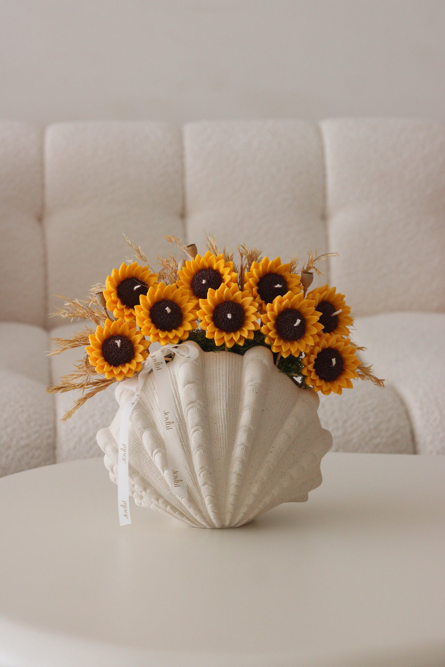 Sunflower Shell Arrangement 🌻