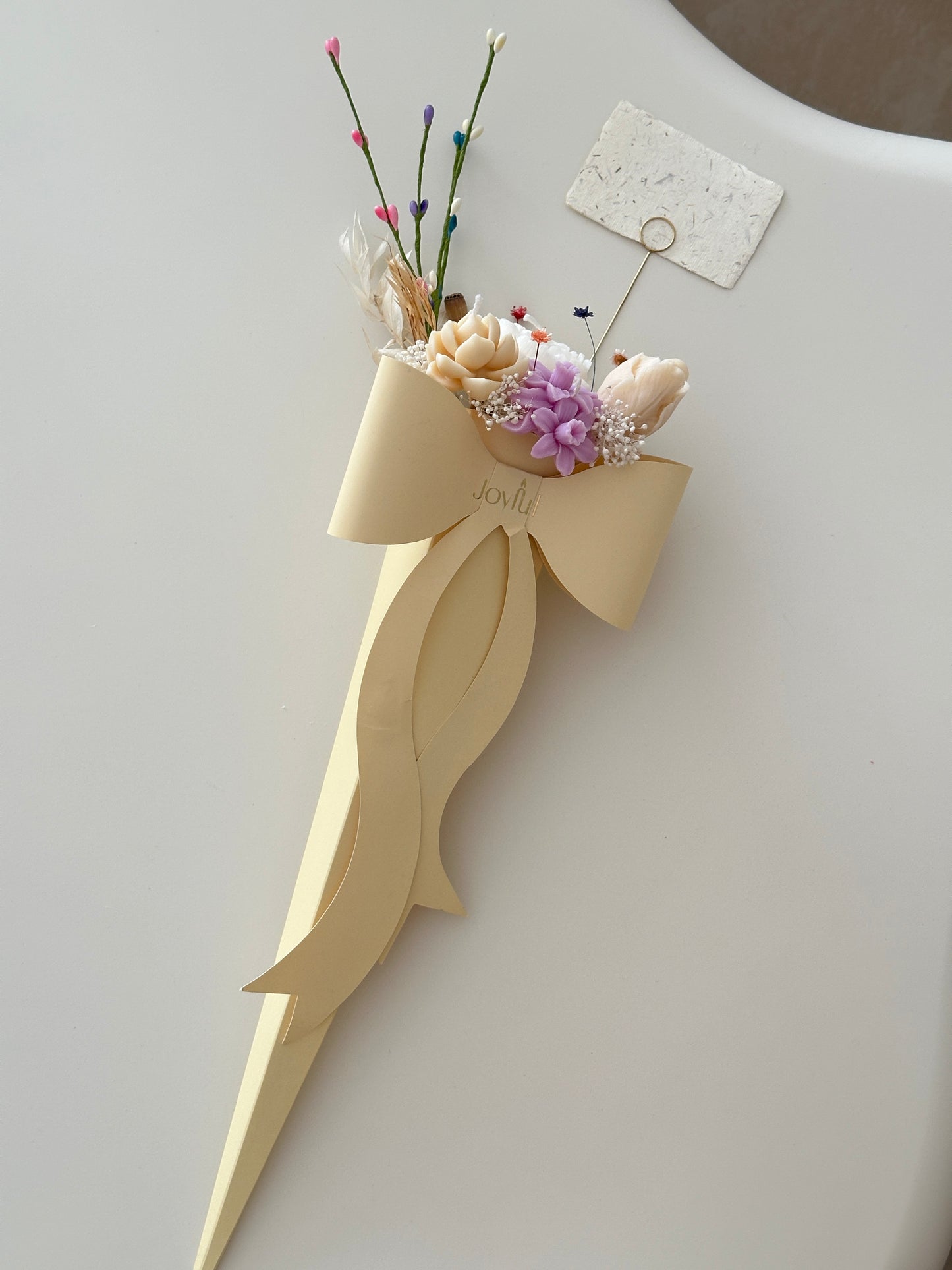 Bloom Charm Arrangement — Buttercream Yellow