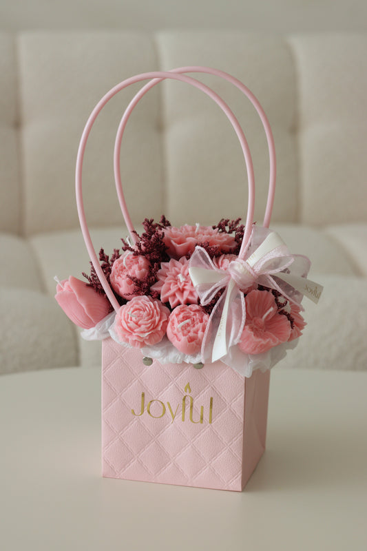 Candle Bouquet – Pink (Petite)