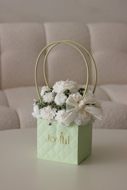 Candle Bouquet – Green (Petite)