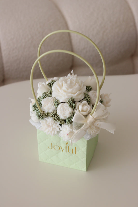 Candle Bouquet – Green (Petite)