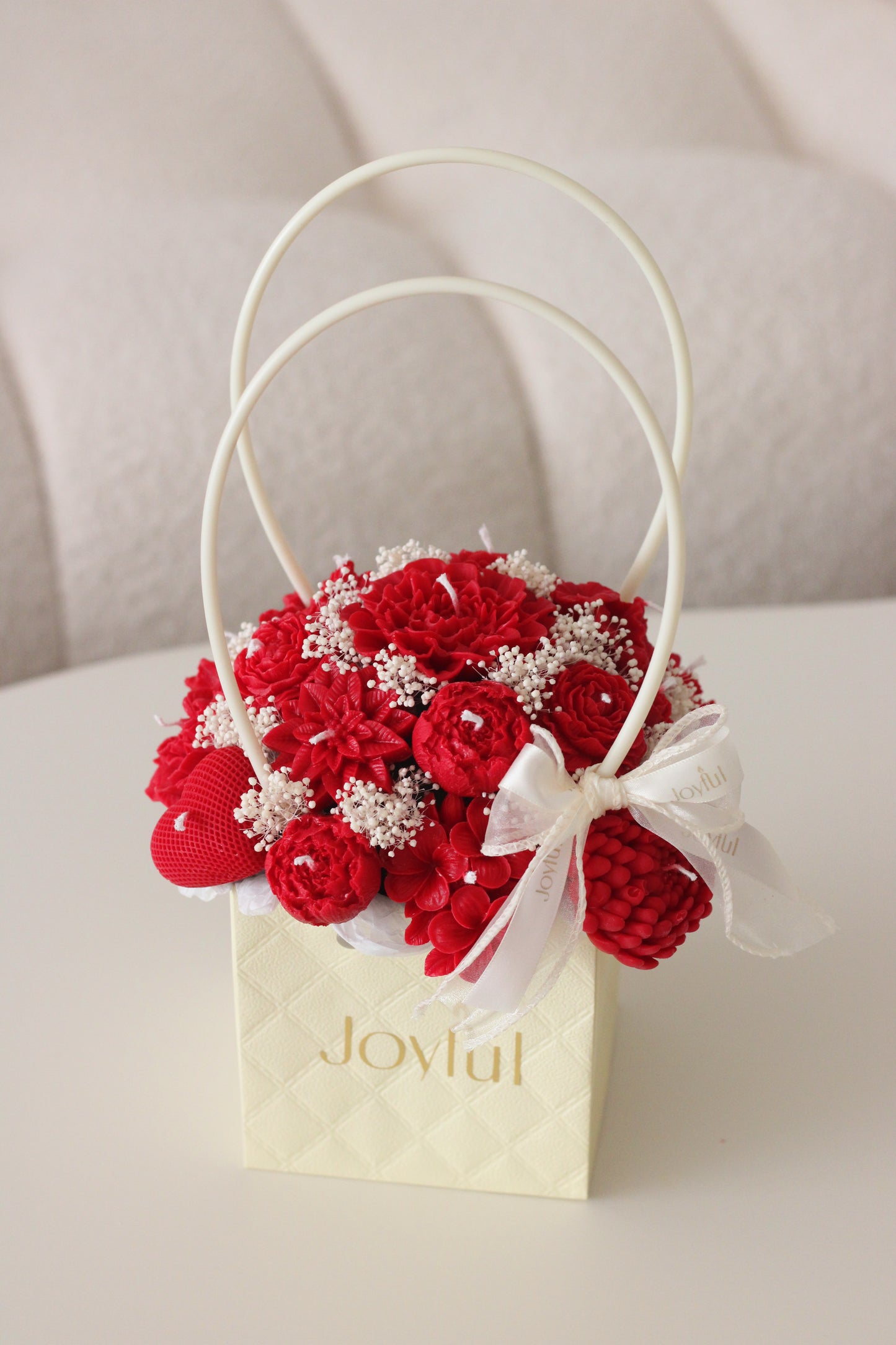 Candle Bouquet – Red (Petite)