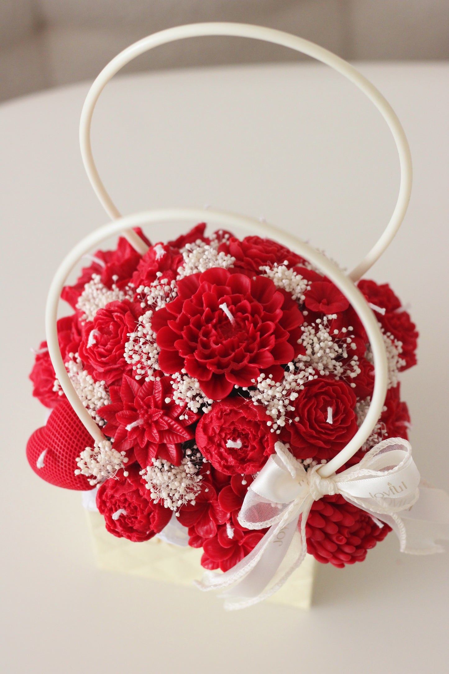 Candle Bouquet – Red (Petite)