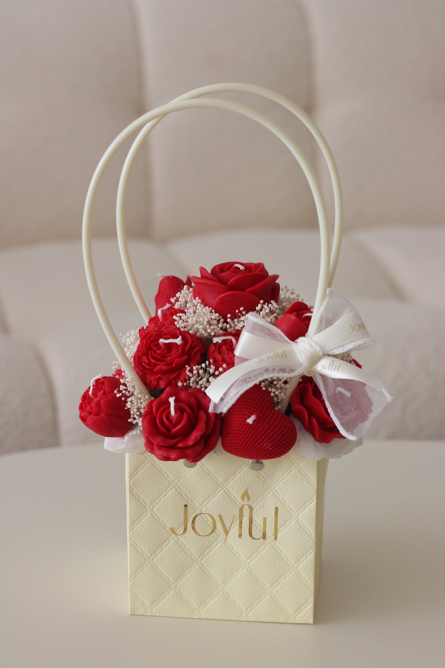 Candle Bouquet – Red (Petite)