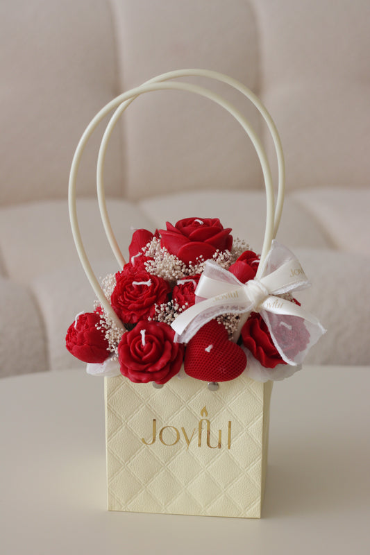 Candle Bouquet – Red (Petite)