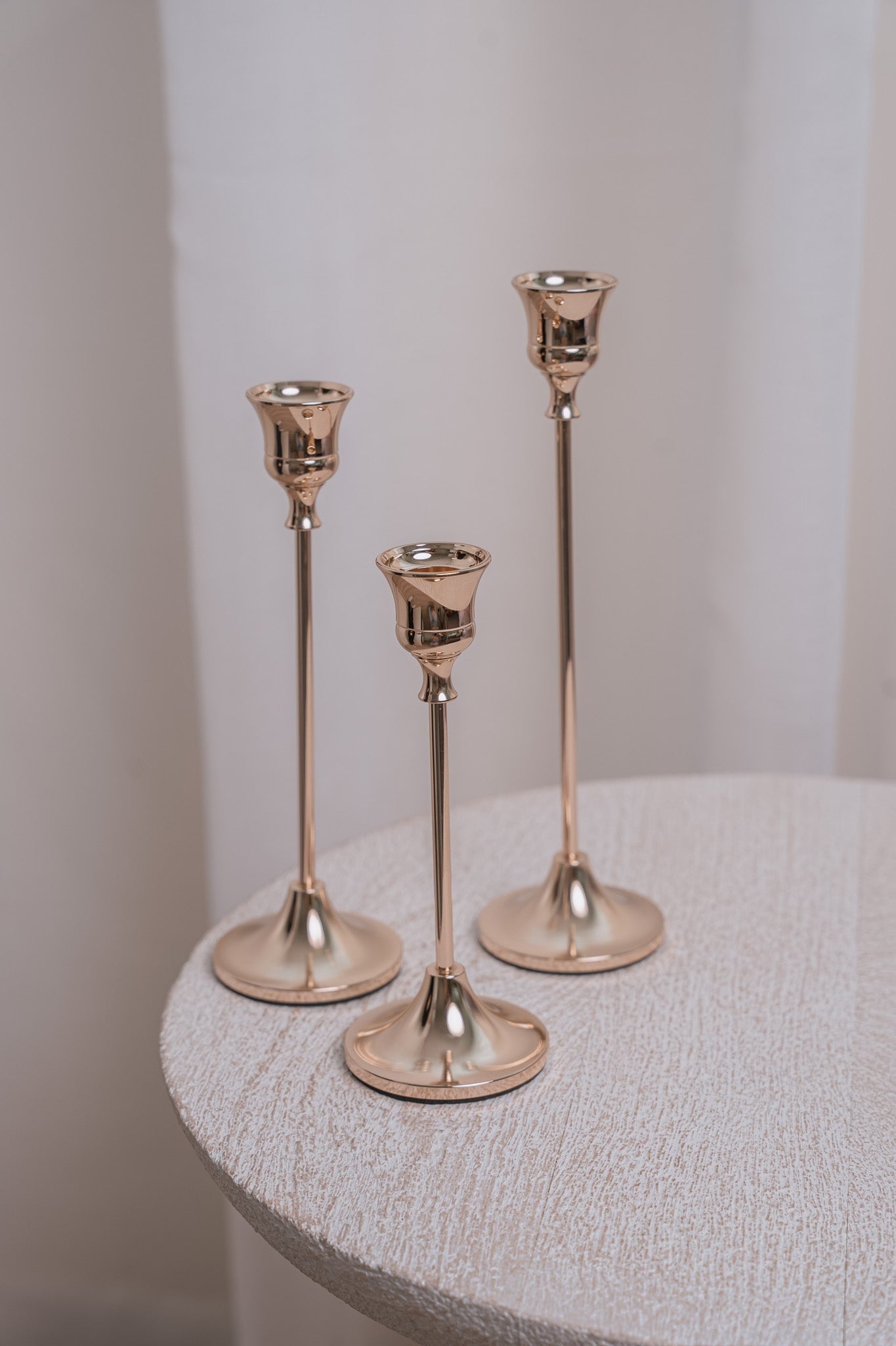 Premium Candle Holders - Gold